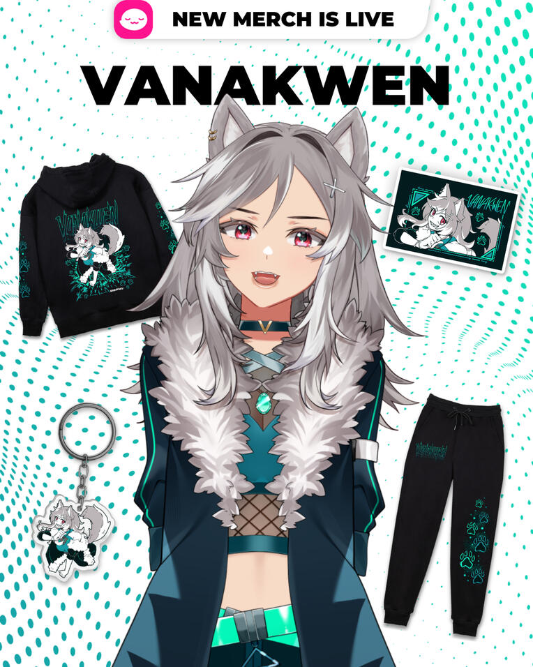Vana's UwU Market merch collab!